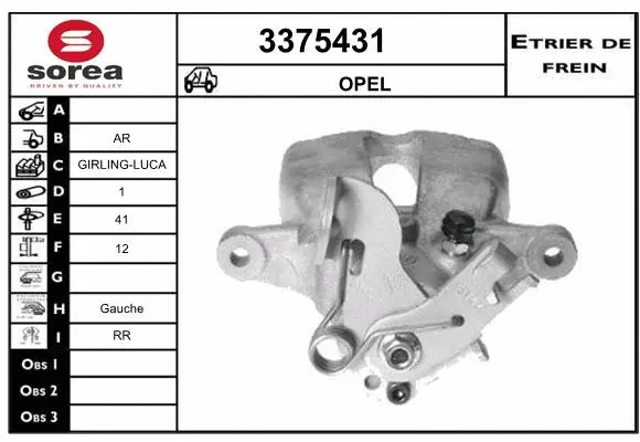 Brake Caliper (3375431)