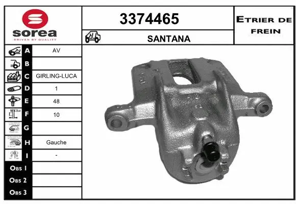 Brake Caliper (3374465)