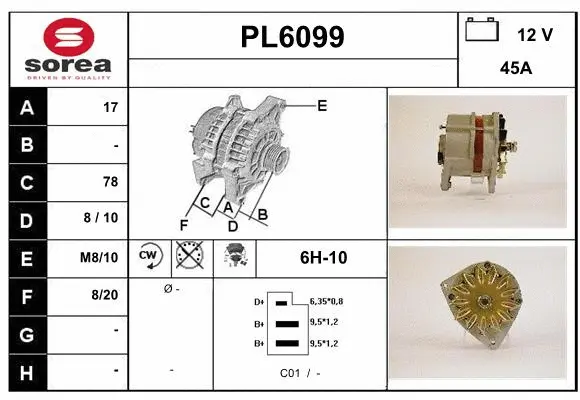 Alternator (PL6099)