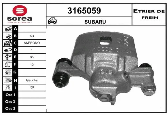 Brake Caliper (3165059)