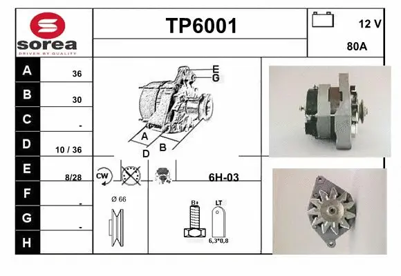 Alternator (TP6001)