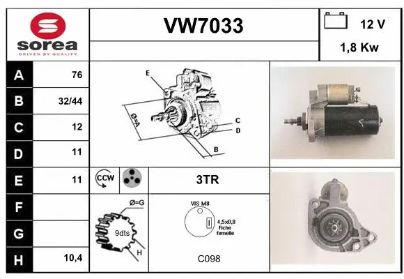 Starter (VW7033)