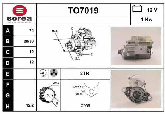 Starter (TO7019)