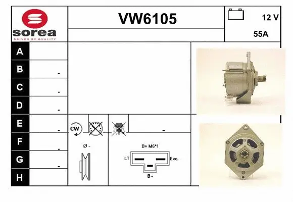 Alternator (VW6105)