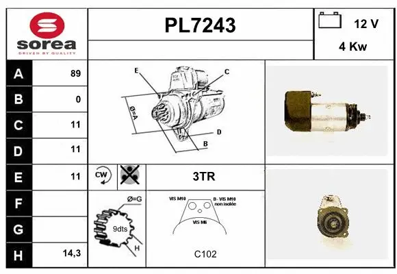 Starter (PL7243)