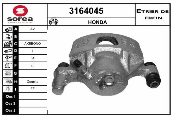 Brake Caliper (3164045)