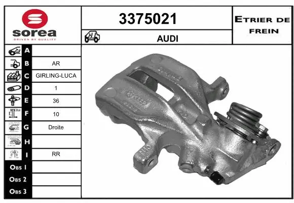 Brake Caliper (3375021)