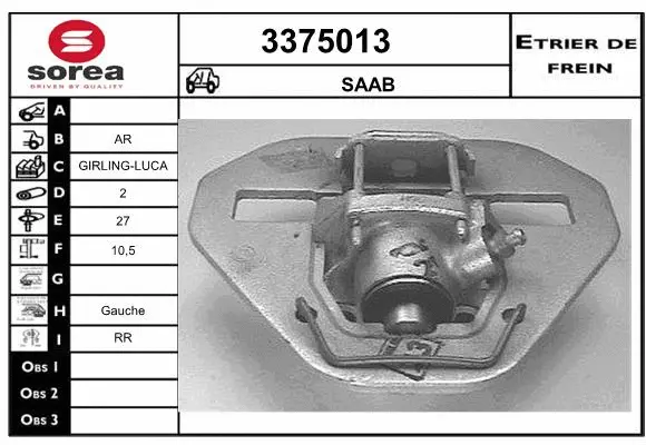 Brake Caliper (3375013)