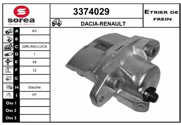Brake Caliper (3374029)