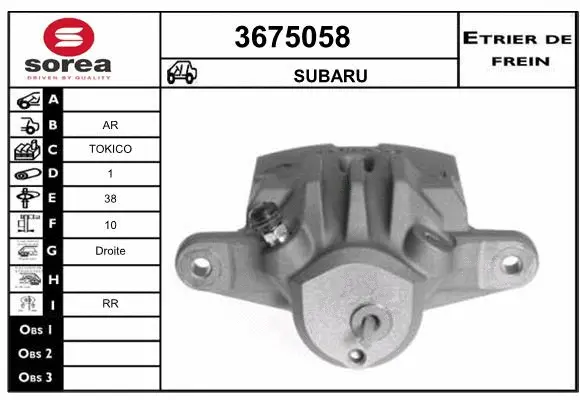 Brake Caliper (3675058)