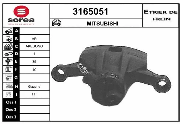 Brake Caliper (3165051)