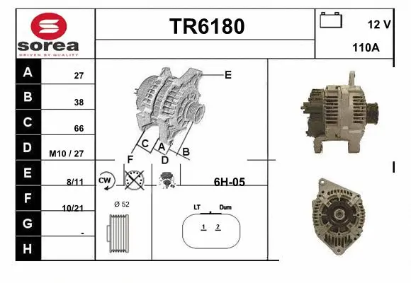 Alternator (TR6180)
