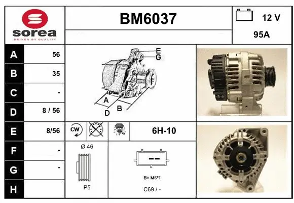 Alternator (BM6037)