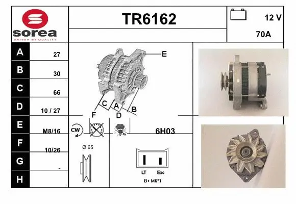 Alternator (TR6162)