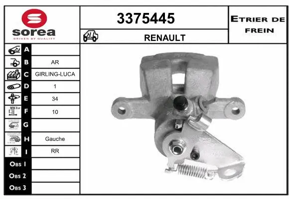 Brake Caliper (3375445)