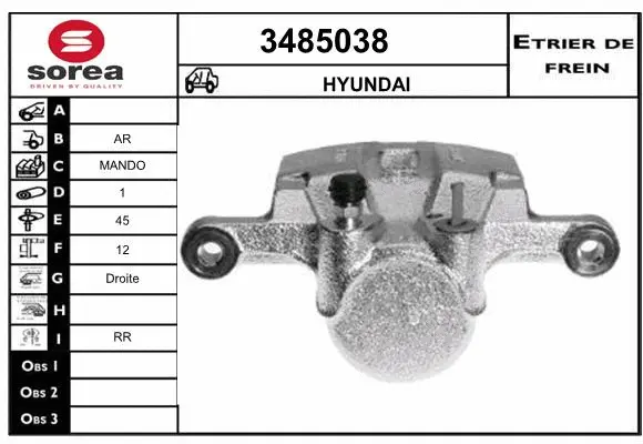 Brake Caliper (3485038)