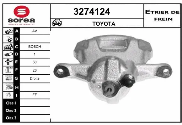 Brake Caliper (3274124)