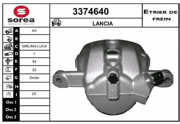 Brake Caliper (3374640)
