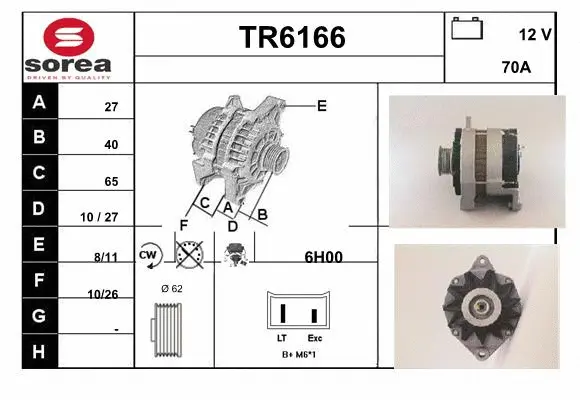 Alternator (TR6166)