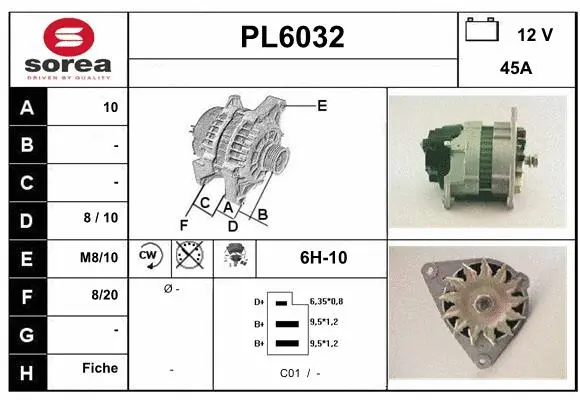 Alternator (PL6032)