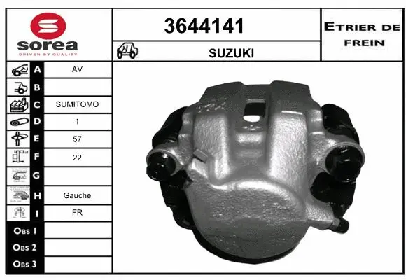 Brake Caliper (3644141)