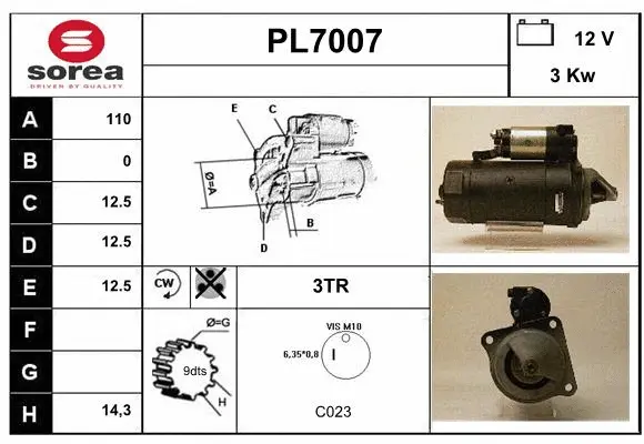 Starter (PL7007)