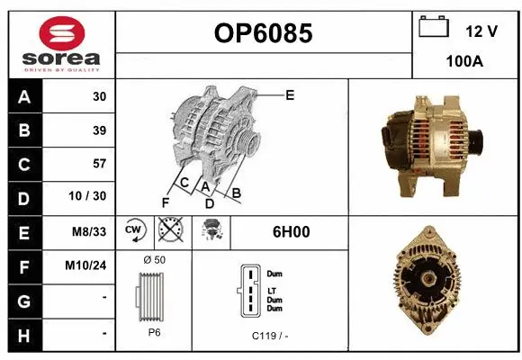 Alternator (OP6085)