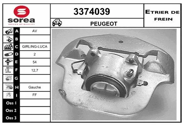 Brake Caliper (3374039)