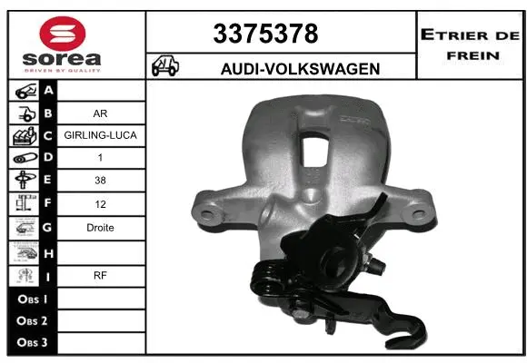 Brake Caliper (3375378)