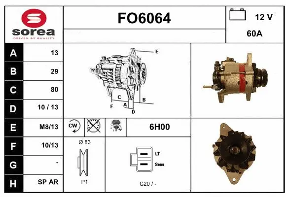 Alternator (FO6064)