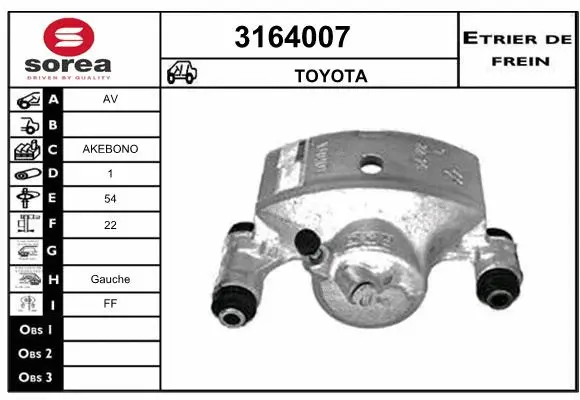 Brake Caliper (3164007)