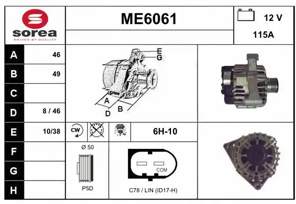 Alternator (ME6061)