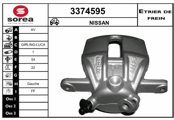 Brake Caliper (3374595)