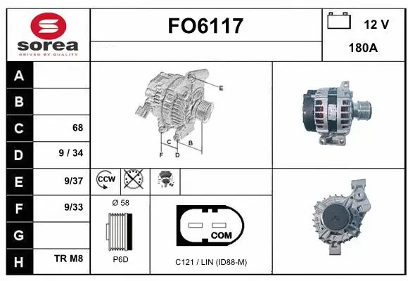Alternator (FO6117)