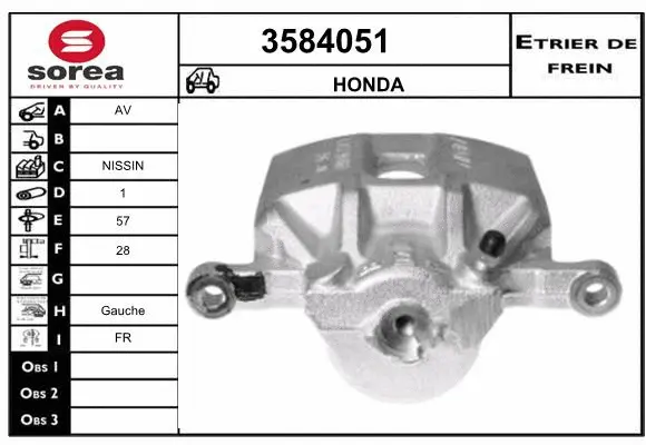 Brake Caliper (3584051)
