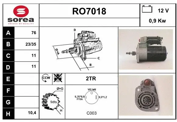 Starter (RO7018)