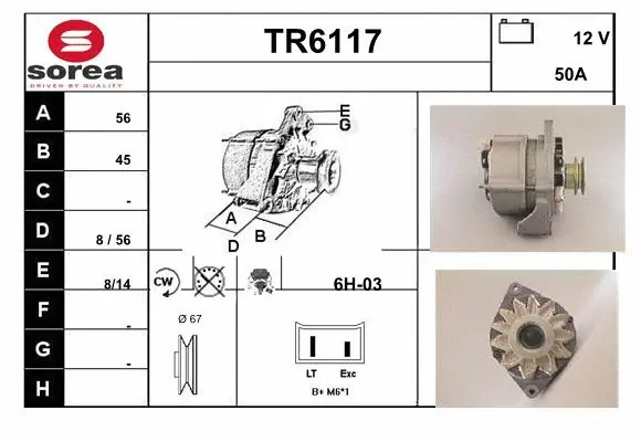 Alternator (TR6117)