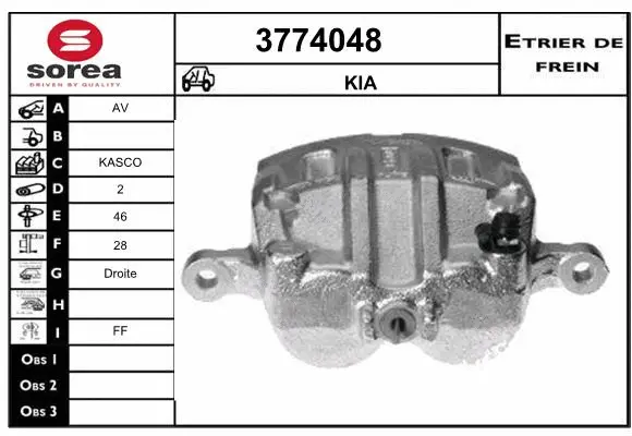 Brake Caliper (3774048)