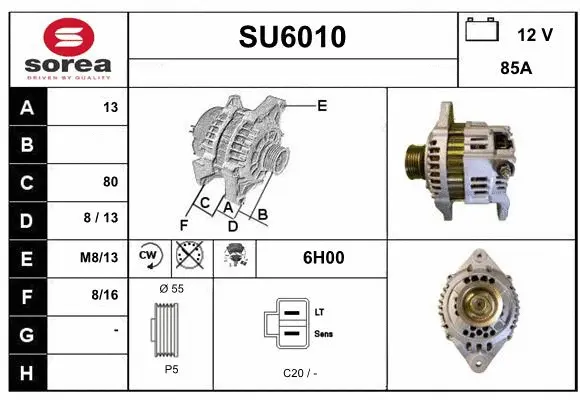 Alternator (SU6010)