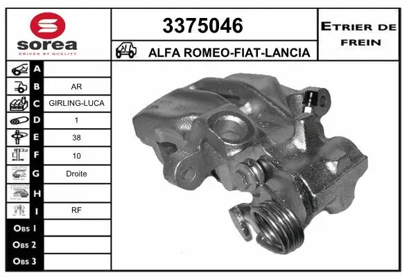 Brake Caliper (3375046)