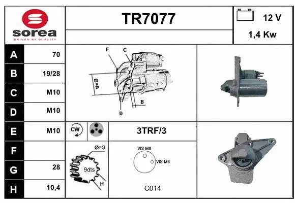 Starter (TR7077)