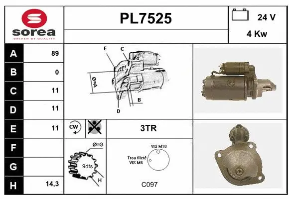 Starter (PL7525)