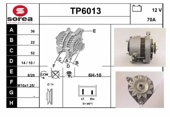 Alternator (TP6013)