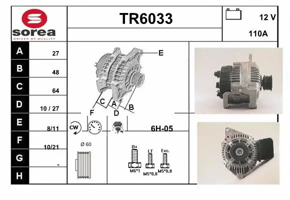 Alternator (TR6033)