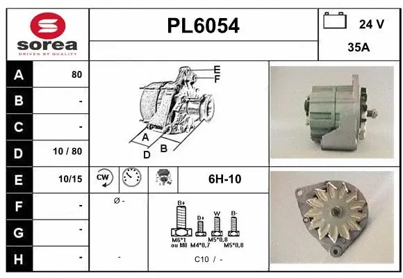 Alternator (PL6054)