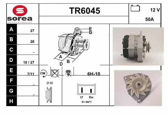 Alternator (TR6045)