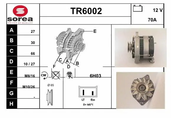 Alternator (TR6002)