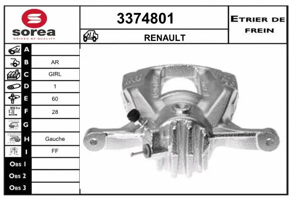 Brake Caliper (3374801)