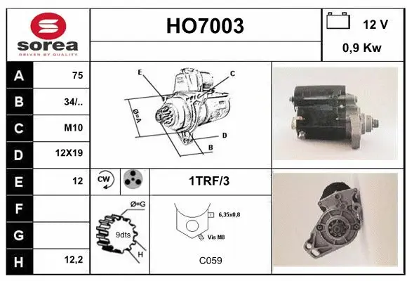 Starter (HO7003)