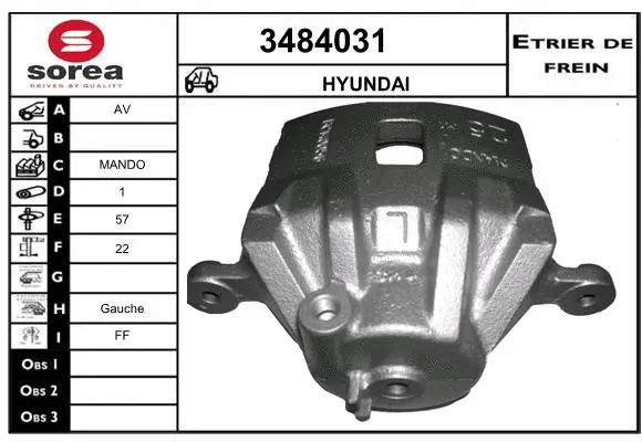 Brake Caliper (3484031)